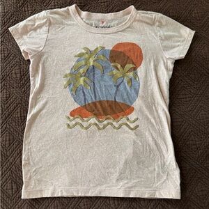 Crewcuts Kids T-Shirt with Tropical Graphic
